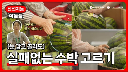 실패없는 수박 고르기